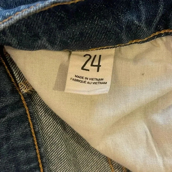 BDG Jeans, Women, Size 24, Blue, Baggy Hight Wasted Swirl Jeans - Picture 8 of 11